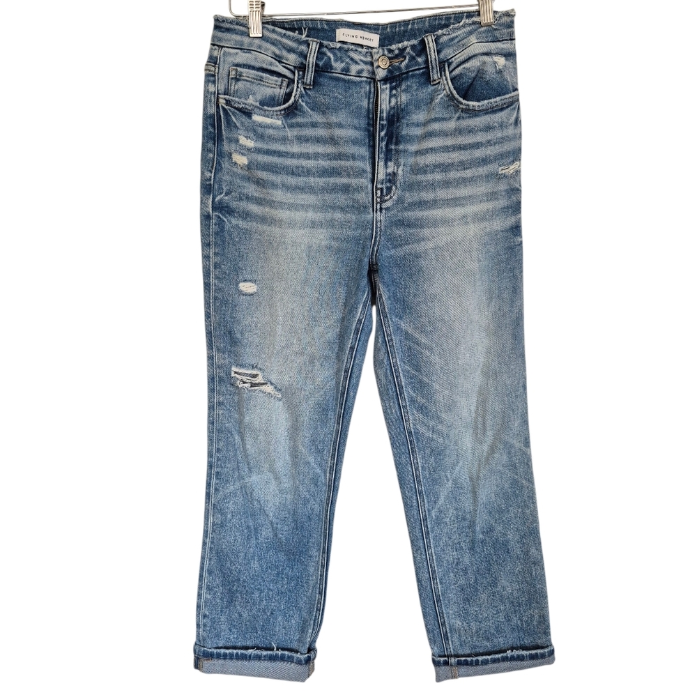 Flying Monkey Distressed Stretch Denim Jeans Size 30